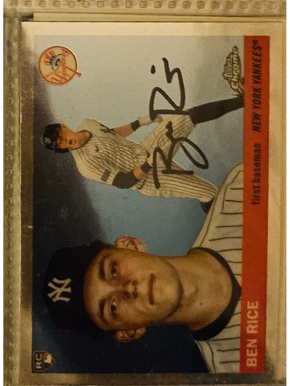 Ben Rice #311 [Rookie] 2025 Topps Chrome Platinum - NY Yankees - Picture 1 of 2